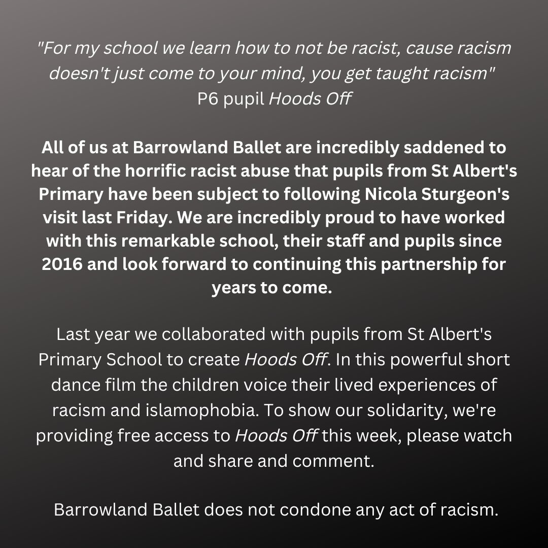 Barrowland Ballet (@barrowlballet) on Twitter photo <a href="/StAlbertsG41/">St Albert's Primary</a> <a href="/CreativeScots/">Creative Scotland</a> <a href="/NicolaSturgeon/">Nicola Sturgeon</a> <a href="/BukayoSaka87/">Bukayo Saka</a> <a href="/StAlbertsG41/">St Albert's Primary</a> <a href="/CreativeScots/">Creative Scotland</a> <a href="/NicolaSturgeon/">Nicola Sturgeon</a> <a href="/BukayoSaka87/">Bukayo Saka</a>
