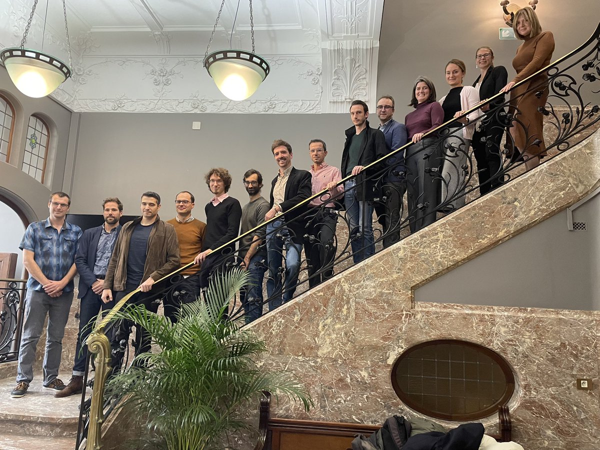 frsFNRS's tweet image. Accueil ce midi (de la plupart) des Chercheuses et Chercheurs qualifiés FNRS 2022. Ils viennent officiellement d’entamer leur mandat permanent ce 1er octobre. Des perspectives brillantes et des portraits à découvrir prochainement dans FNRS.news.