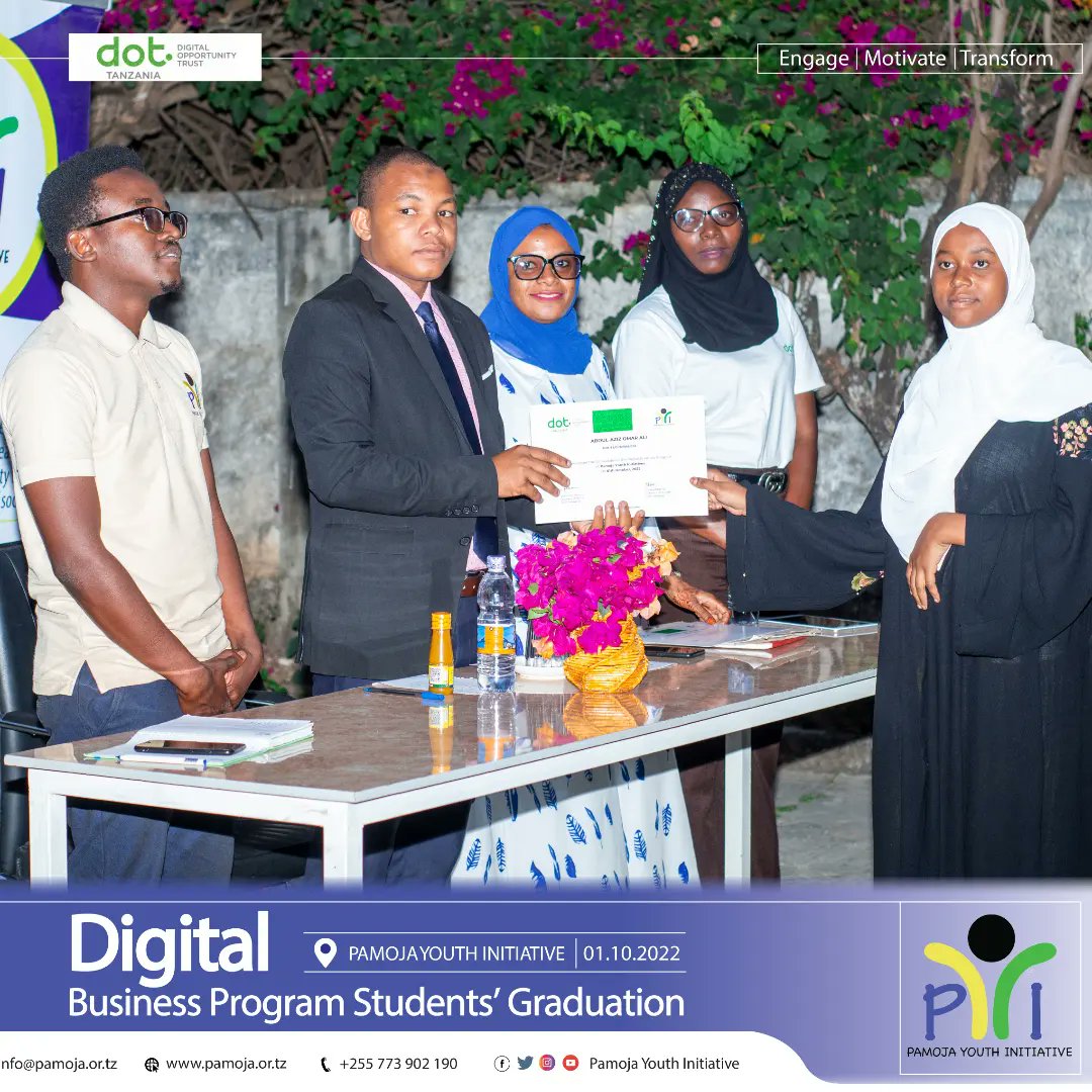 MTwalman's tweet photo. Digital Business Skills graduation ceremony at PYI office.

@DOTTanzania @pamoja_youth @DigitalOppTrust #dotyouth https://t.co/gEm551jQcX