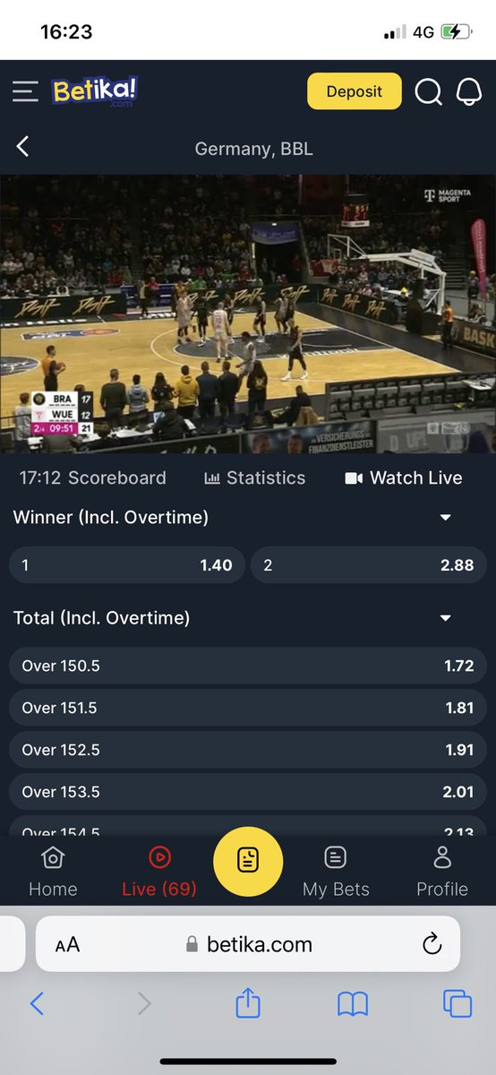 castrofy26's tweet image. BETIKA are streaming the German BBL matches live 🔥🔥