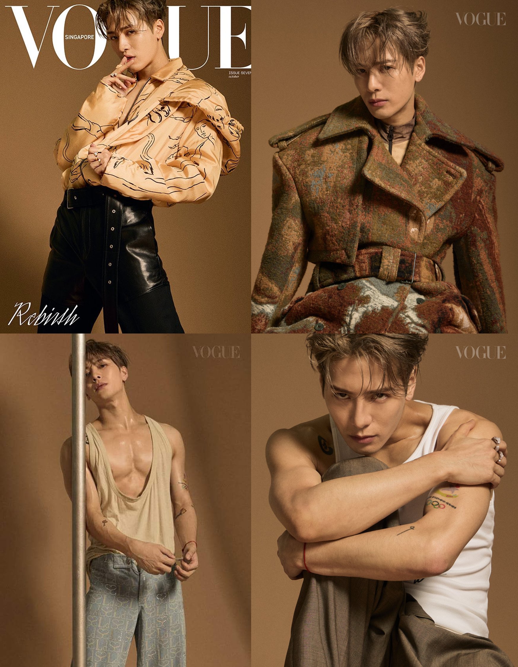 Spin or Bin Music on X: Jackson Wang looking stunning for Vogue