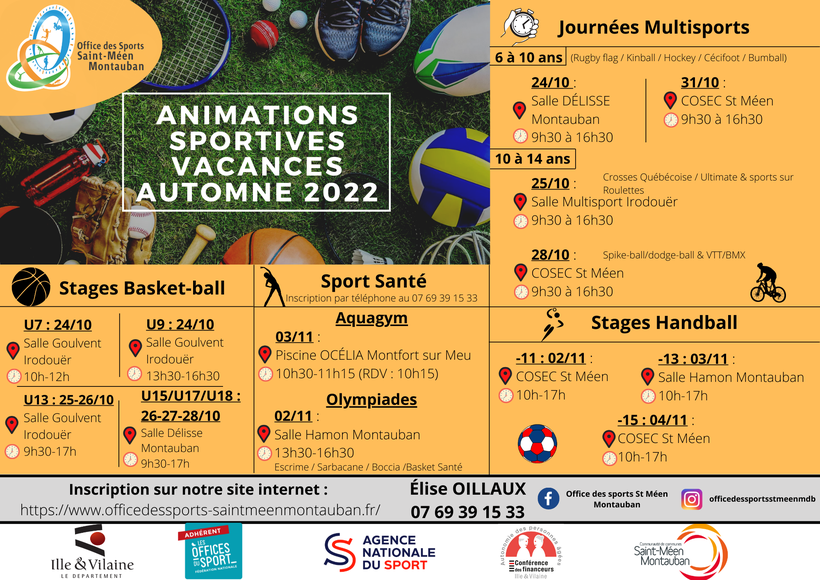 OSSMM35's tweet photo. Programme des vacances d'automne
https://t.co/qxwgyJRNLS https://t.co/pSu4xrZ7Qj