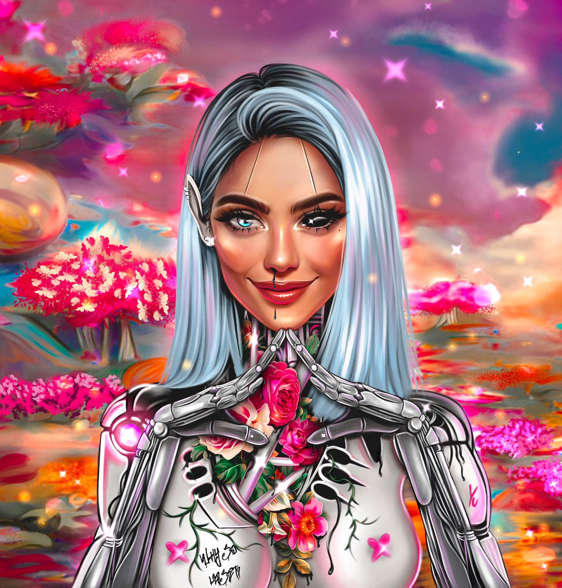 yu_artist's tweet photo. Welcome to my WORLD YU ❤️

In it you will meet beautiful but unhappy cybogs 💔

“Why so upset?” - my first editions
 
7/8 editions available on @opensea 

Only 0.055 ETH
https://t.co/K745MYICUg

“Are you alive?”
Reserve - 0.30 ETH

https://t.co/dCjSjva2hc

#OGCollective #KatoKrew https://t.co/NgoMXlY88t