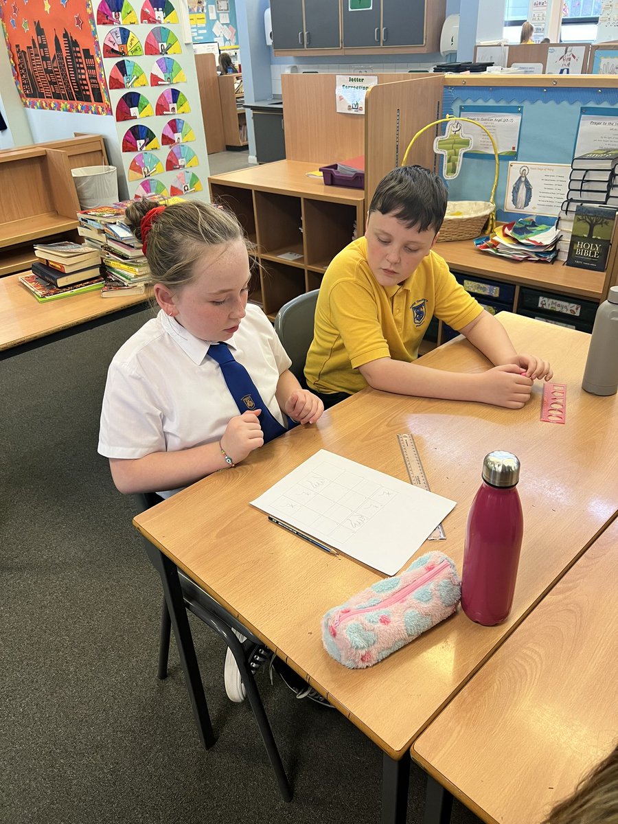StTimothysPS's tweet photo. Room 15 have been creating their own musical palindromes today after watching today’s video on https://t.co/PRYET53O1D @mathsweekscot #musicinmaths 🎼 🧮 https://t.co/4lAPyODQd0