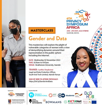 KICTANet's tweet image. How can you utilise data while safeguarding women&apos;s safety online? Register for this master class, which is devoted to gender and data. Together with Uganda @UnwantedWitness, we will share our techniques. #SafeSpacesOnline #PSA2022
bit.ly/3CVjgc2