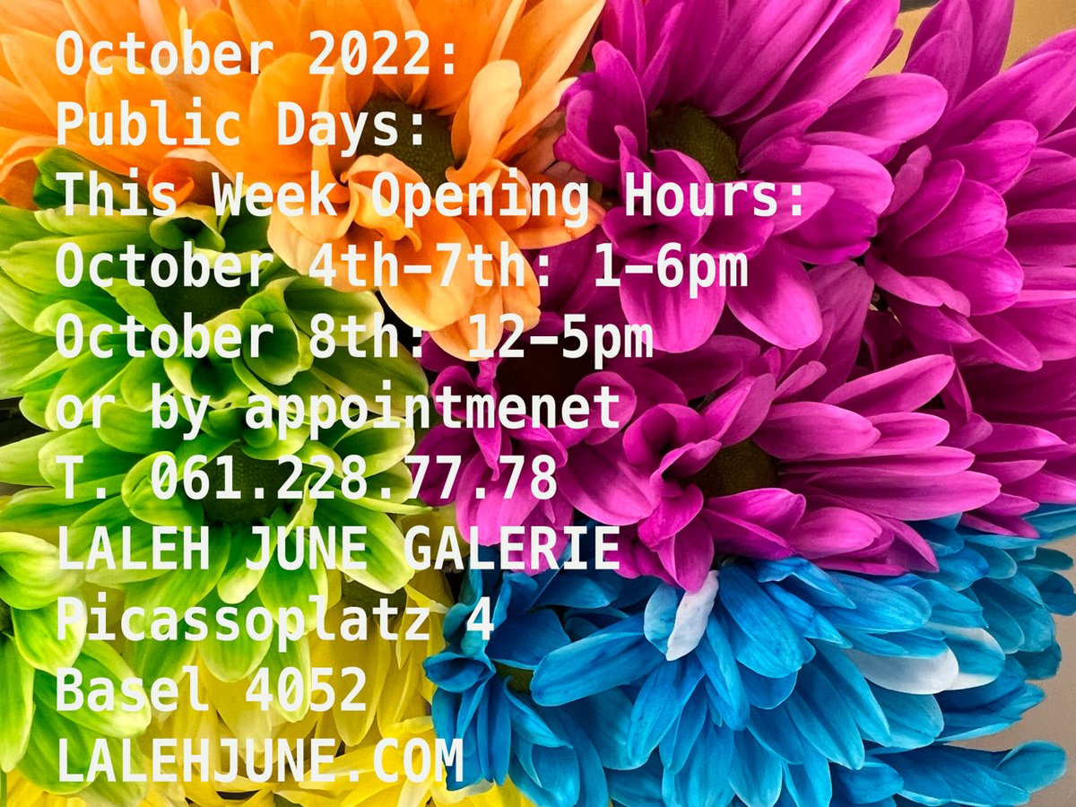 Laleh June Galerie tweet media