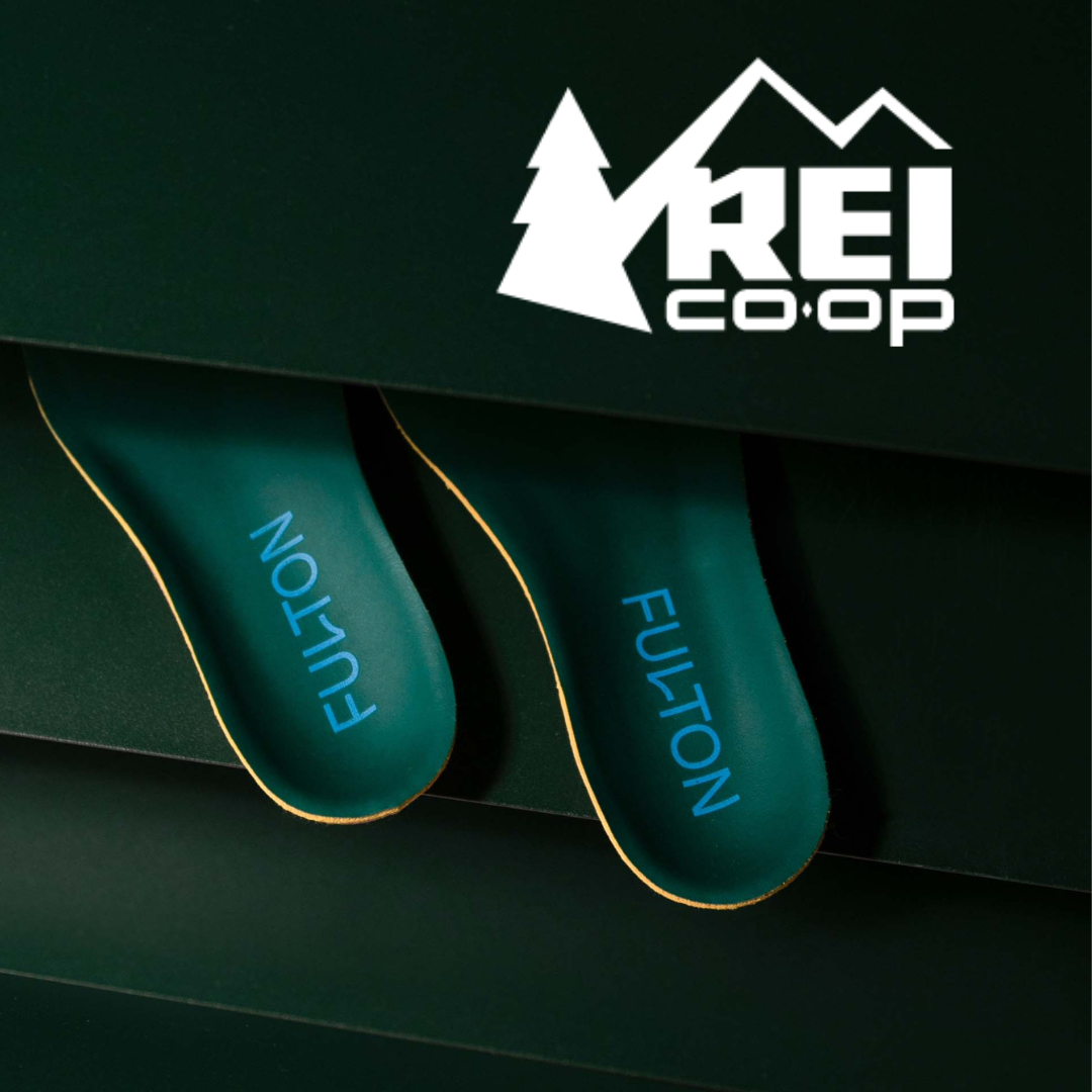 Excited to share one of our biggest partnerships to date. Fulton insoles are now available at REI.com and at select stores nationwide!