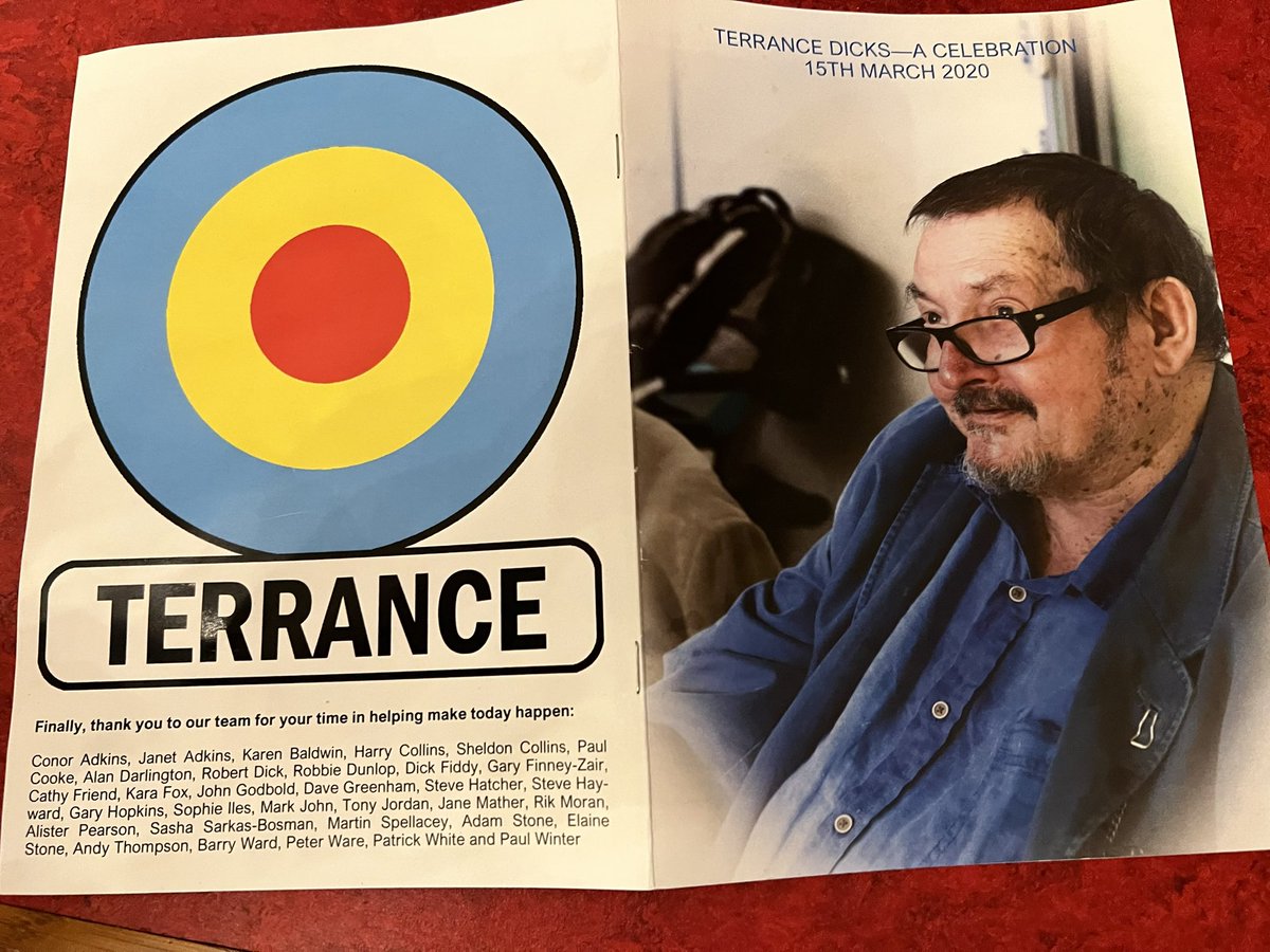 Smithyshere's tweet photo. Honouring one man’s lasting #DoctorWho legacy #terrancedickscelebration #Targetnovels,new fiction, audio adaptations, scriptwriting with #PeterDarvillEvans #NigelRobinson #GaryRussell @DavidJHowe1 #MarcusHearn @DWMtweets #MichaelStevens #StevenMoffat  @DWASonline @RiversideLondon https://t.co/4IMpGeB1yt