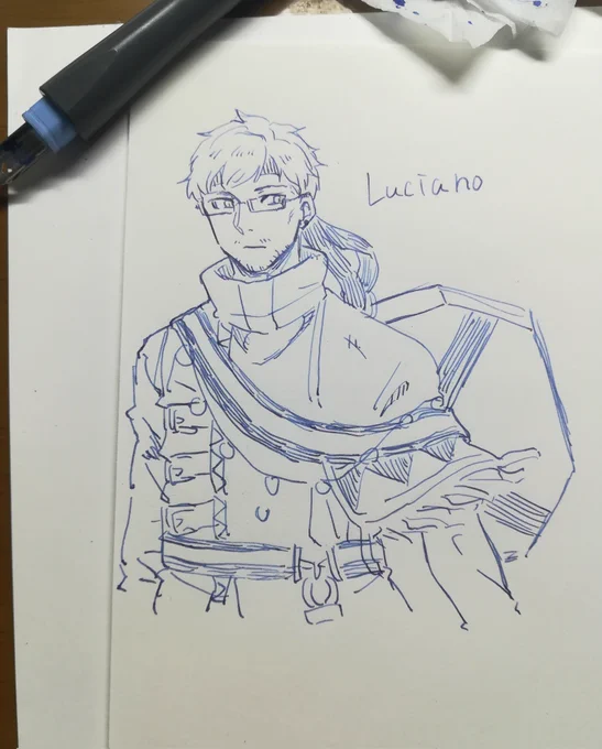 久しぶり過ぎて「服これで合ってるっけ……!?」となったルチアーノ 