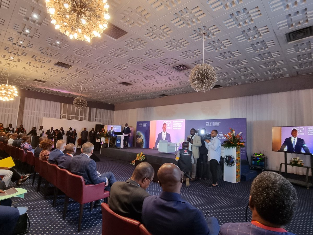 RafaSorianoO's tweet photo. Inauguration du #InternationalLeadershipForum organisé par le Centre d'études prospectives #CEP. Un cadre africain de réflexion et de prospection sur les incertitudes de la géopolitique mondiale @rielcano @funalternativas @CidobBarcelona https://t.co/iK4VdAGwbp
