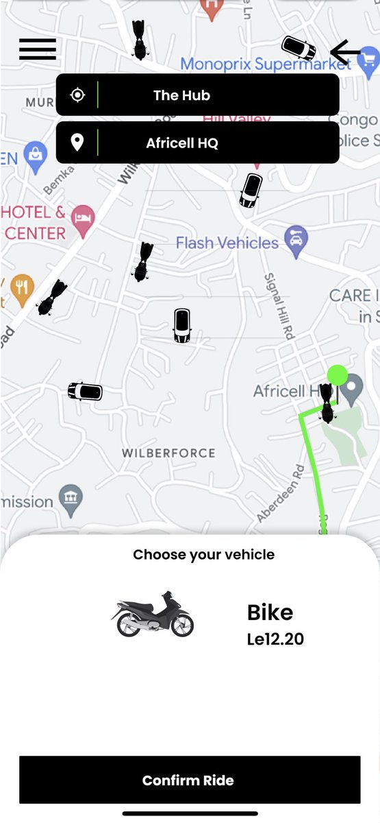 sendme_sl's tweet photo. The #growth of the e-commerce sector in #SierraLeone has been delayed by the lack of rigid #logistic infrastructure. At #SendMesl we are happy to announce that we will be launching our solution to this problem in Q2 2023: a #ridehailing #delivery app.
Here is a snippet of its UI https://t.co/fc1kmfFLlp