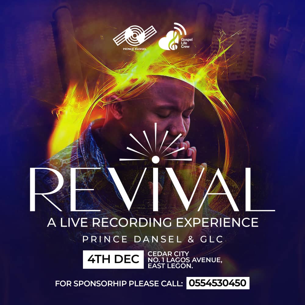 dansel_prince's tweet photo. Revival!!!
#RevivalIsHere
#SoundsOfRevival
#TeamGLC
#Anticipate
Good morning family!! Kindly help us share!!๐ซ https://t.co/iwpCdbfswL