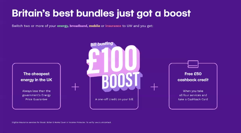 NOW PAY EVEN LESS for #energy Homeowners taking energy +1 service now get an extra £100 off bill. Or take 2 extra services and save £225 (inc. 5% discount). Plus government subsidy £400 (based on £2500 price guarantee - ONLY £1875!!!). Message me or book: calendly.com/paul-uw/enquir…