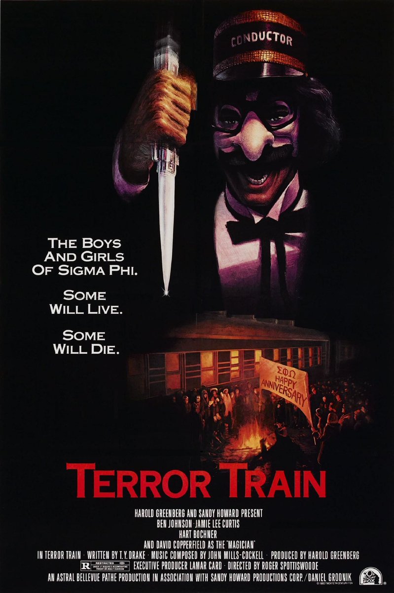 The_Bandit1980's tweet photo. Movies that were released on this day (Oct. 3) in horror history!
#TerrorTrain (1980)
#HellraiserInferno (2000)
 @kinky_horror @LolaMurder @ConnieJoJo2 @streamrest @Embalmist @AgeofSmut @Localpwincess1 @Stephanieforts3 @grannytrap @madaboutHolly @halogirl22 @SLayton82 @AlexVorkov https://t.co/yGhTW7f9CZ