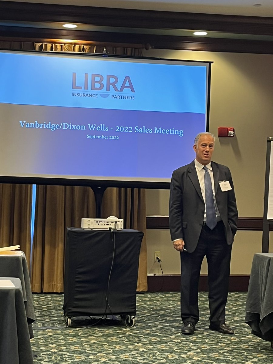 SSantosLIBRA's tweet photo. Jon Jacobs (SVP Business Development @LIBRA_IP ) kicking off the Vanbridge/Dixon Wells Sales Meeting. Excited to be here! #WeAreLIBRA https://t.co/DZUlmuYy8L