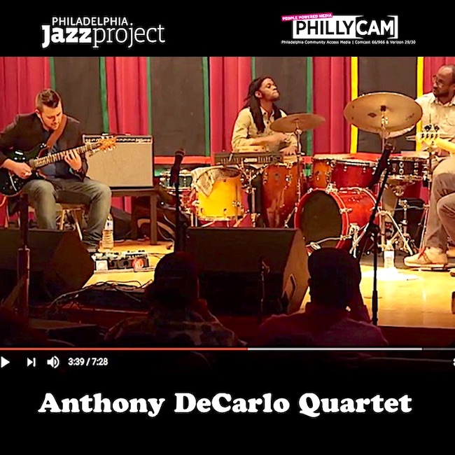 BLAST FROM THE PAST: Bright Size Life by #AnthonyDeCarlo w/ #ScottZeigler: Bass, #JordanMcCree: E-Percussion & #AnwarMarshall: Drums, from #MysteriousTraveler Concert Series @FreeLibrary back in 2015 SEE THE VIDEO: youtu.be/V_5w1Dg25UQ #PhillyJazz #FreeConcert #GuitarMusic
