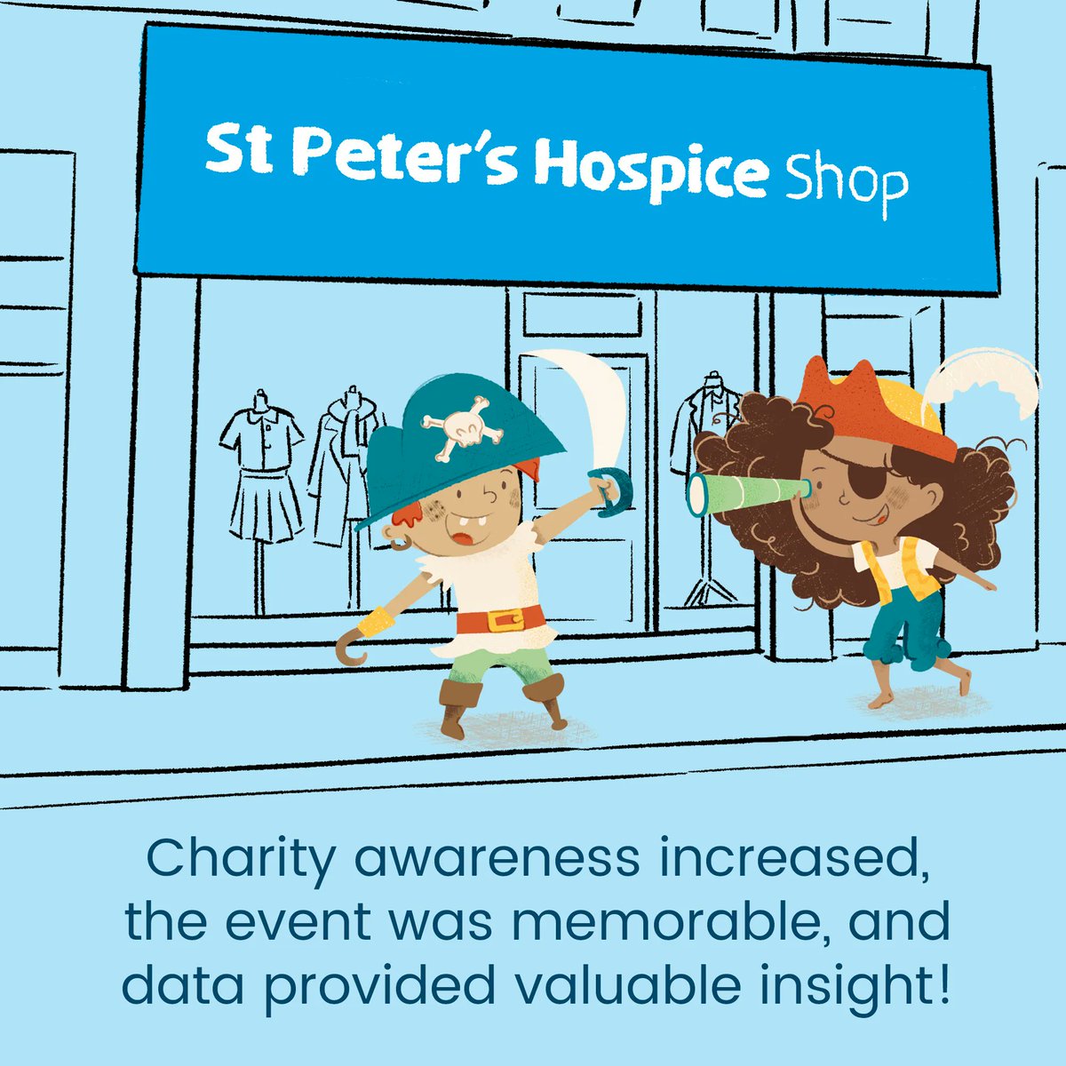 The pirate-themed collectable trail by @stpetershospice contained branded selfies, jokes, scratch-to-win vouchers for St Peter’s Hospice charity shops, hospice facts, and animations.
🌴
Have you seen the full success story? buff.ly/3CC8JPY
🦜
#DoMoreGoodThyngs #Charity