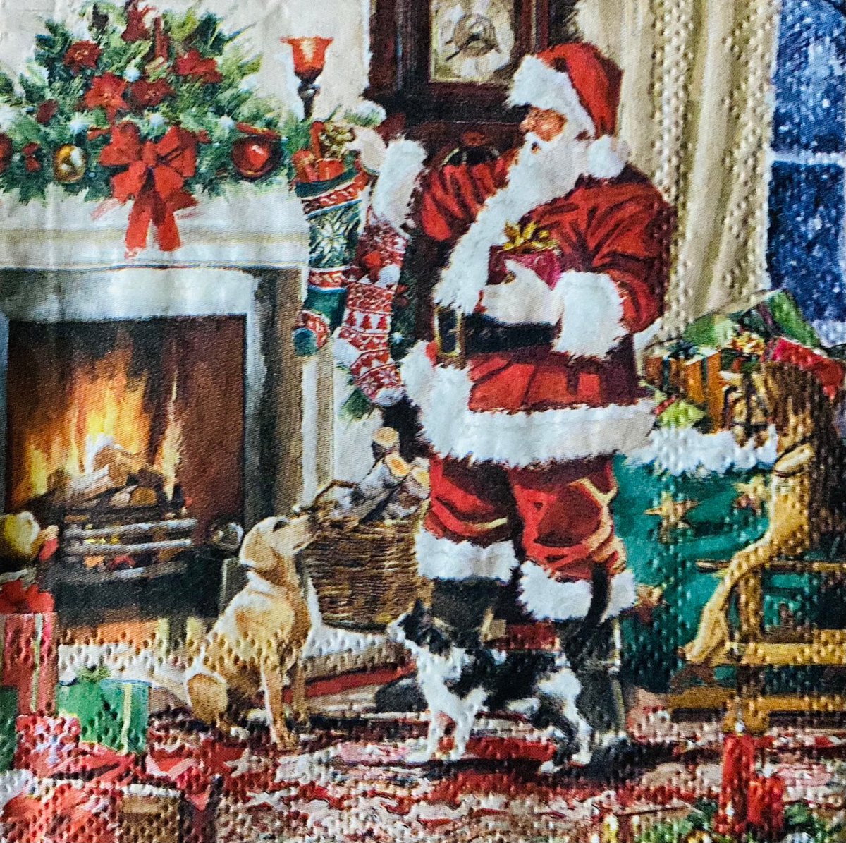 CarrieLouiseyo2's tweet photo. Excited to share this item from my #etsy shop: Father Christmas santa home scene paper napkin for decoupage or craft supplies and scrapbooking. #openfire #santa #christmas #crafts #scrapbooking #papercrafts #decorativepaper #scrapbook #decoupage https://t.co/ZReP3i1Z8h https://t.co/k2iDNvA9z3