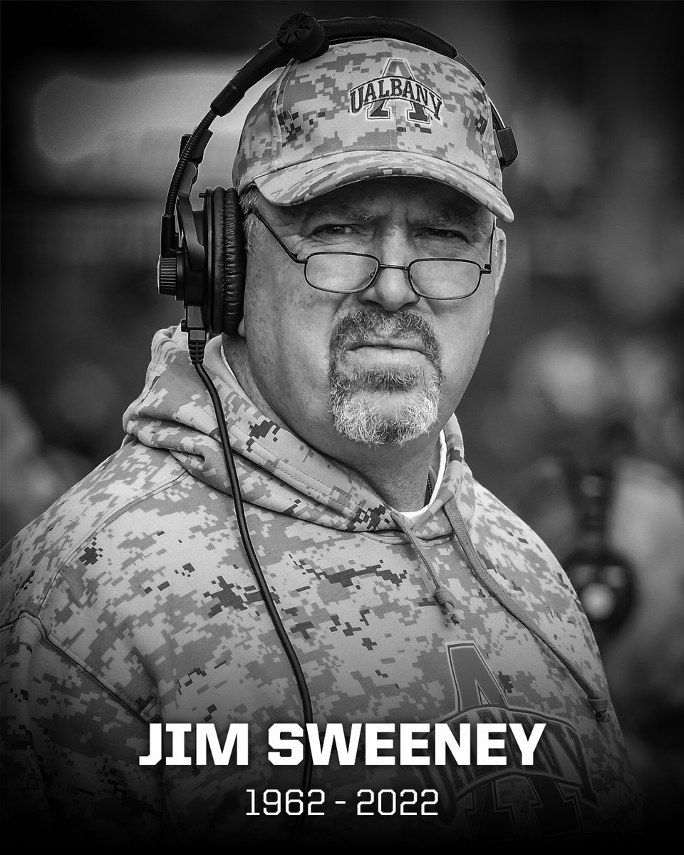 We're saddened to learn of the passing of former UAlbany Coach Jim Sweeney.

A great man on and off the field, Coach Sweeney will be dearly missed.

Our thoughts and prayers are with the Sweeney family.