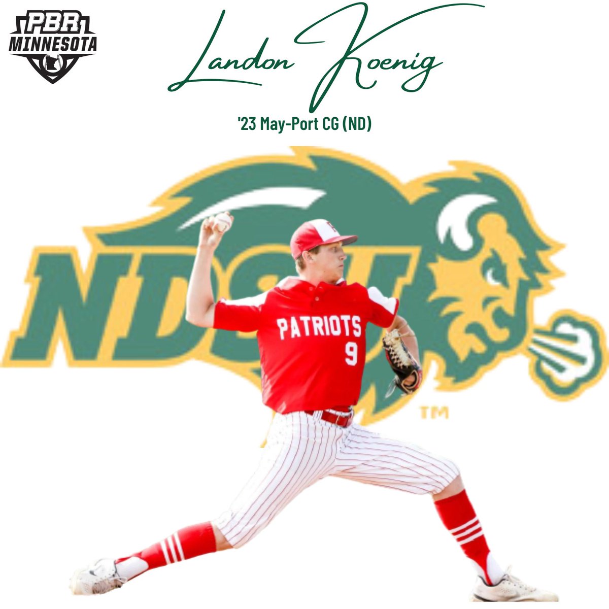 Prep Baseball Minnesota (@prepbaseballmn) on Twitter photo '23 Landon Koenig <a href="/landon_koenig/">Landon Koenig</a>, RHP, May Port GC (ND) - commits to <a href="/NDSUbaseball/">NDSU Baseball</a>
Bio 🔗bit.ly/3UVVCTg '23 Landon Koenig <a href="/landon_koenig/">Landon Koenig</a>, RHP, May Port GC (ND) - commits to <a href="/NDSUbaseball/">NDSU Baseball</a>
Bio 🔗bit.ly/3UVVCTg