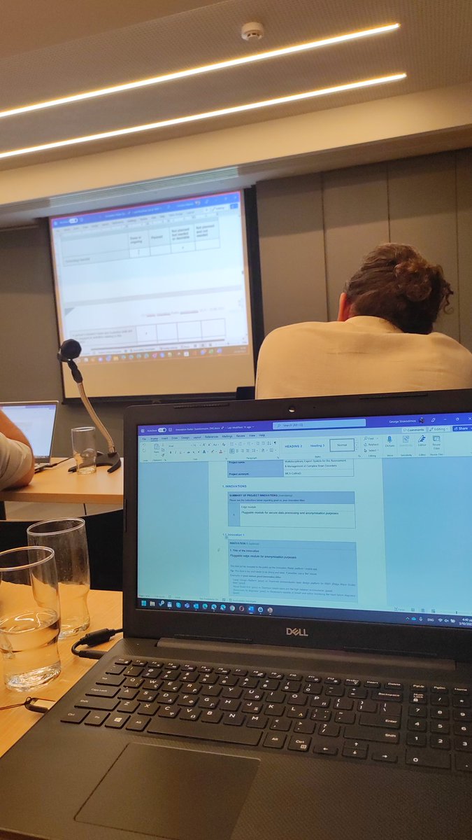 MESCoBraD's tweet photo. Well on track on our project meeting, our partners from @HOLISTIC_greece hosting an #InnovationRadar workshop! Are there any potential Innovations to come out of our project!? Stay tuned for more! #h2020 #research #cobrad https://t.co/dOAFM8MG0J