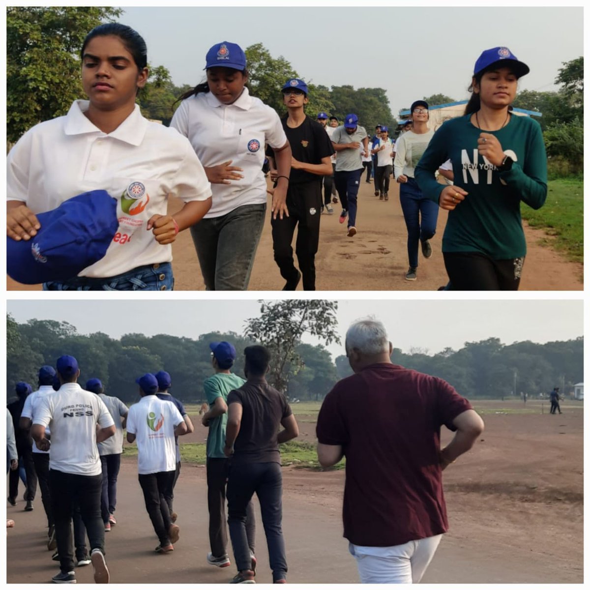 Nss_ssgi's tweet photo. Our #volunteers enthusiastically started the event with a warm-up session followed by running #2km in distance and wrapped up the event with #healthy #nutriments.
#NSSSSGI
#FITIndia
#FITIndiaRun
#NSS
#RunwithNSS
#FITIndiaMovement
#NSSSSTC
#India
#Chhattisgarh
#youth
#NSSCSVTU https://t.co/H4q6Tb1MWS