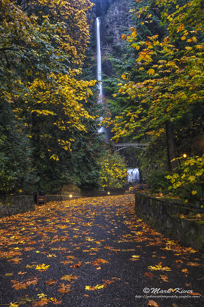 The iconic Multnomah Falls. Find it here: bit.ly/3C6kMG7 #FallForArt #Buyintoart #fallfoliage #AutumnVibes #multnomahfalls #Oregonbeauty #Naturelover #photographylovers