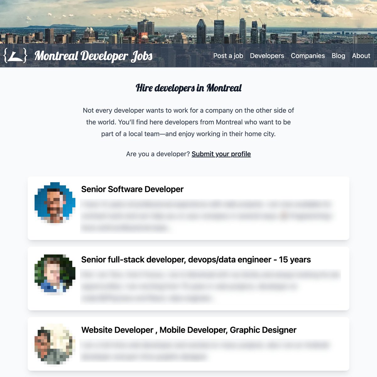 Montreal Developer Jobs tweet media