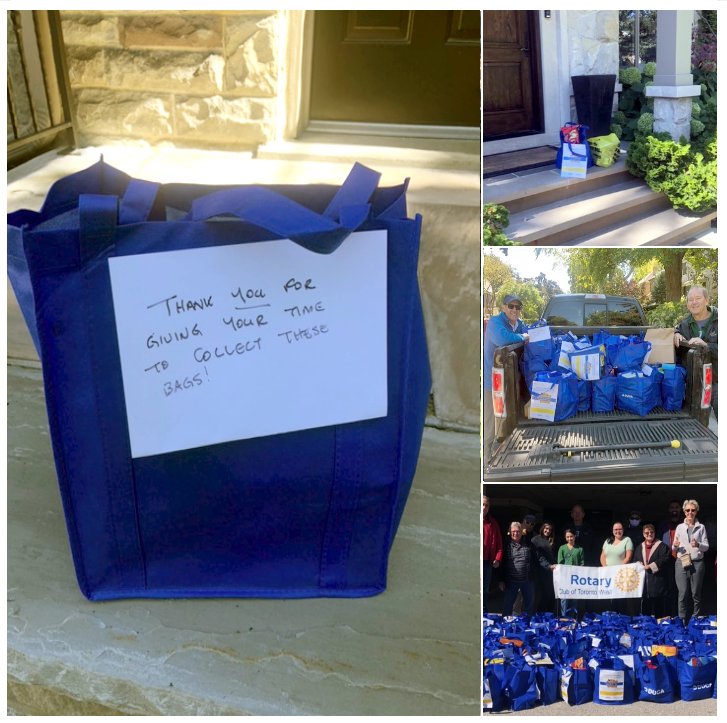 RotaryTorWest's tweet photo. We recently partnered with https://t.co/6ngWArNg6c to collect 70 food donation bags for our local food bank.  Happy Thanksgiving! #rotary4good https://t.co/UFzRnX5XS5