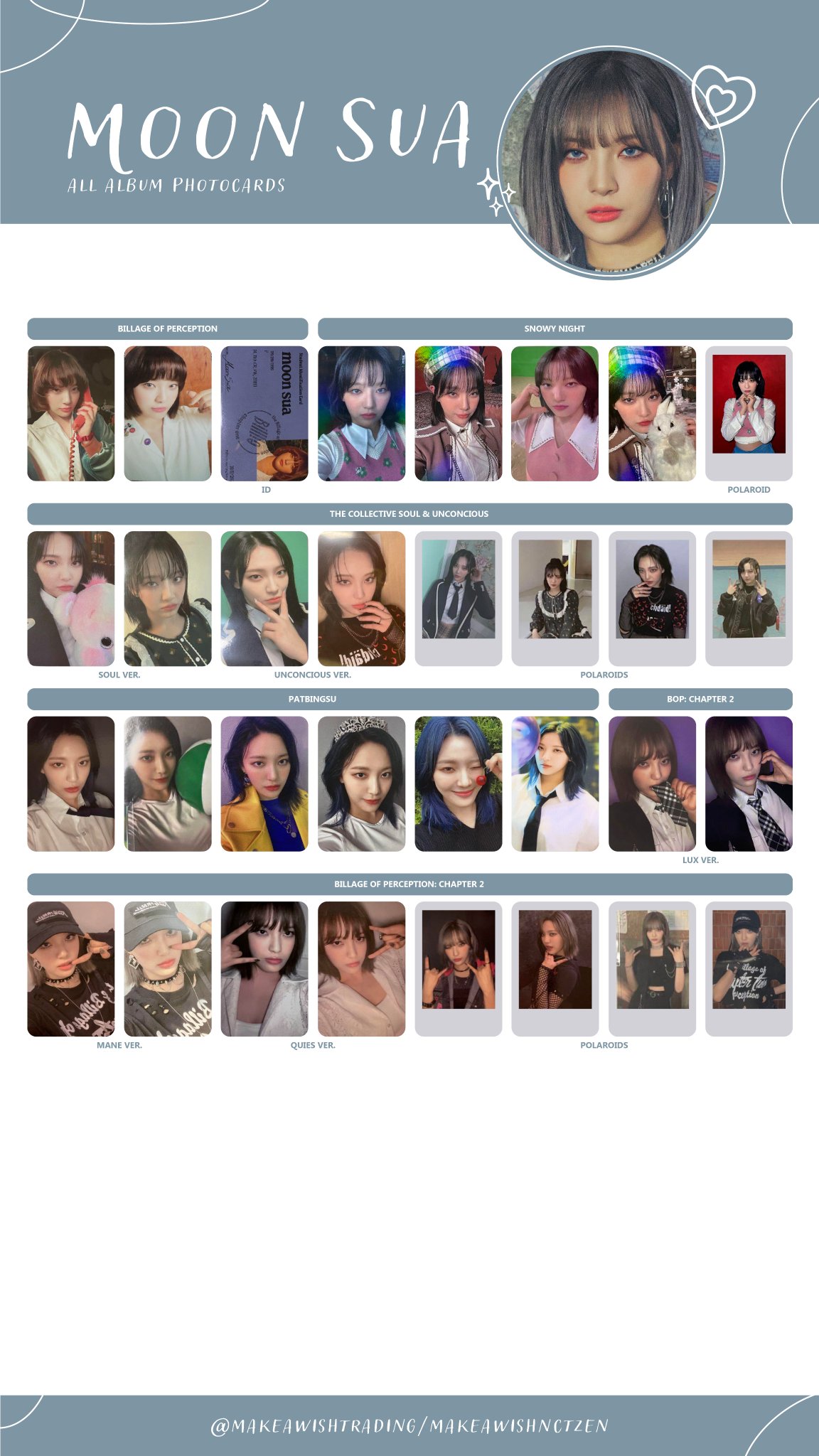 billlie トレカハラム4枚まとめmakestar glau 2ウン