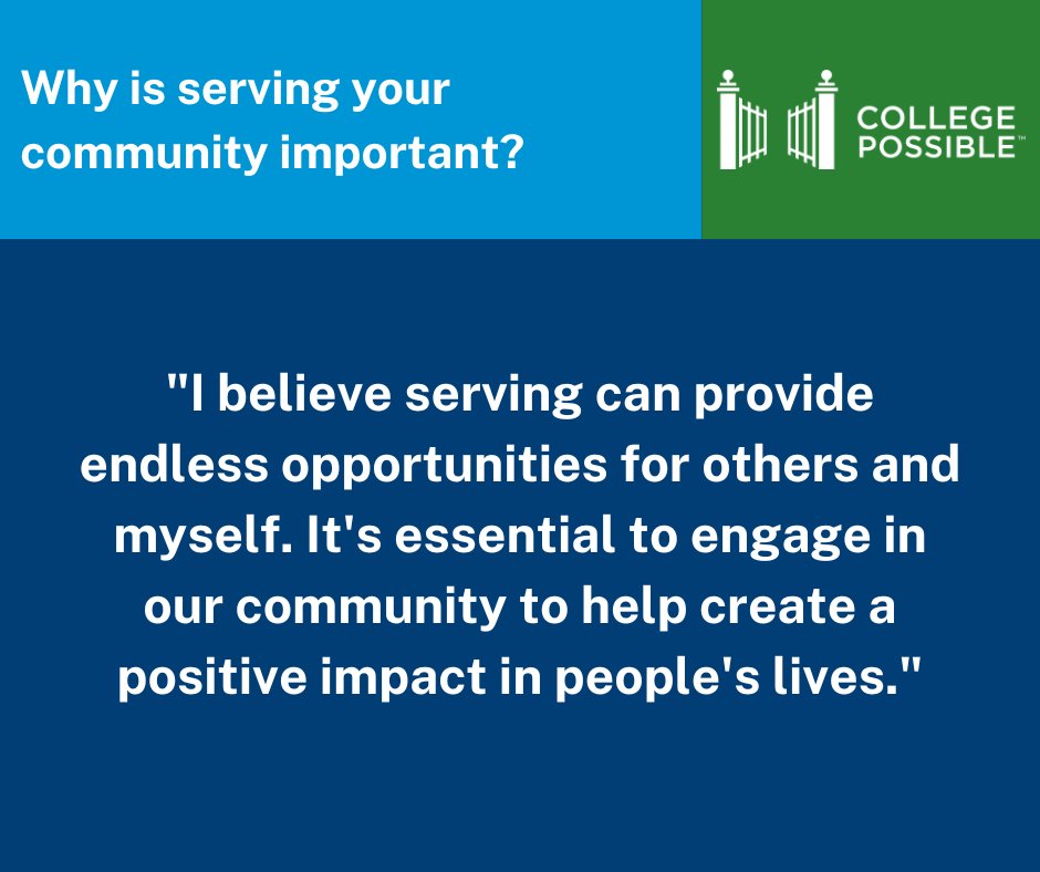 CollPossibleOMA's tweet photo. Meet our tech-connected coach, Yuli, a College Possible graduate! She said serving is important because "It's essential to engage in our community to help create a positive impact in people's lives."
https://t.co/Qe2yHuv8Hi
#AmeriCorps #NEServes #MemberMonday https://t.co/qzjts59SXc