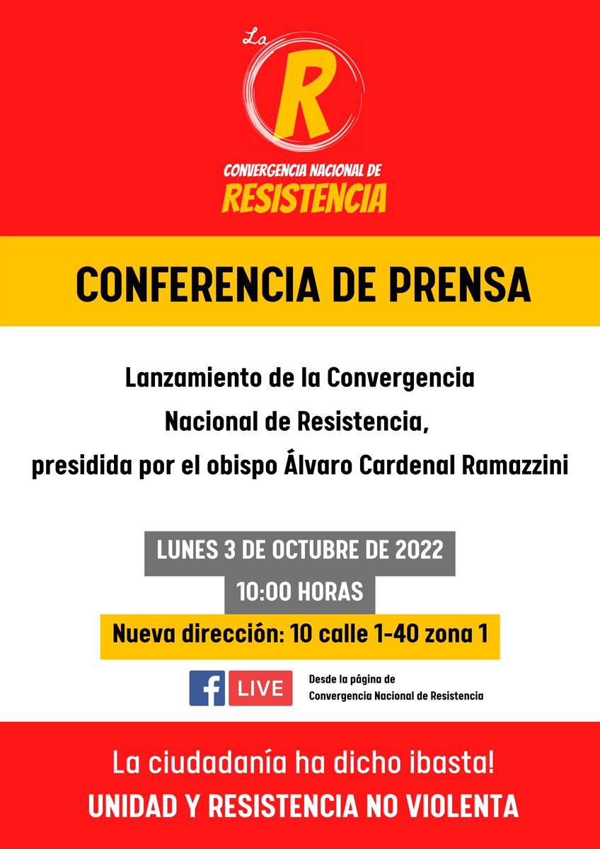 resistencia502's tweet image. Contra la dictadura de corrupción e impunidad
RESISTENCIA NO VIOLENTA