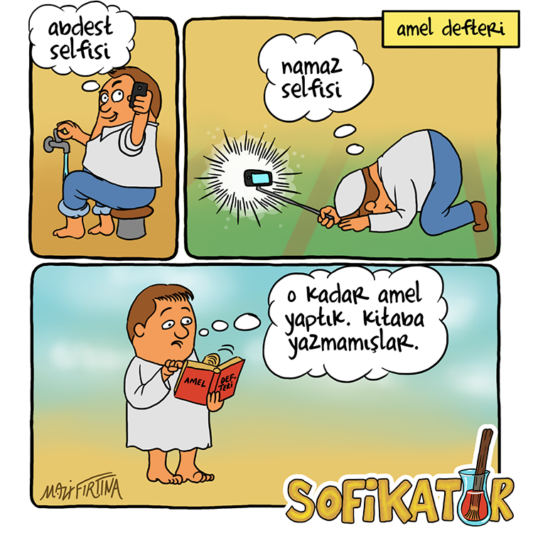 kullukyapbiraz's tweet photo. Amel defteri
#sofikatur

#amel #riya #gosteris #ibadet #* #islam #tasavvuf #mizah #karikatur #cartoon https://t.co/cLPUn1a6rX