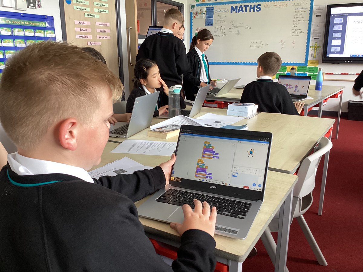 StMattsAcademy's tweet image. Year 6 have had a busy afternoon designing, programming and debugging their own times table games! 💻 #Year6computing #ourcurriculumIGNITES