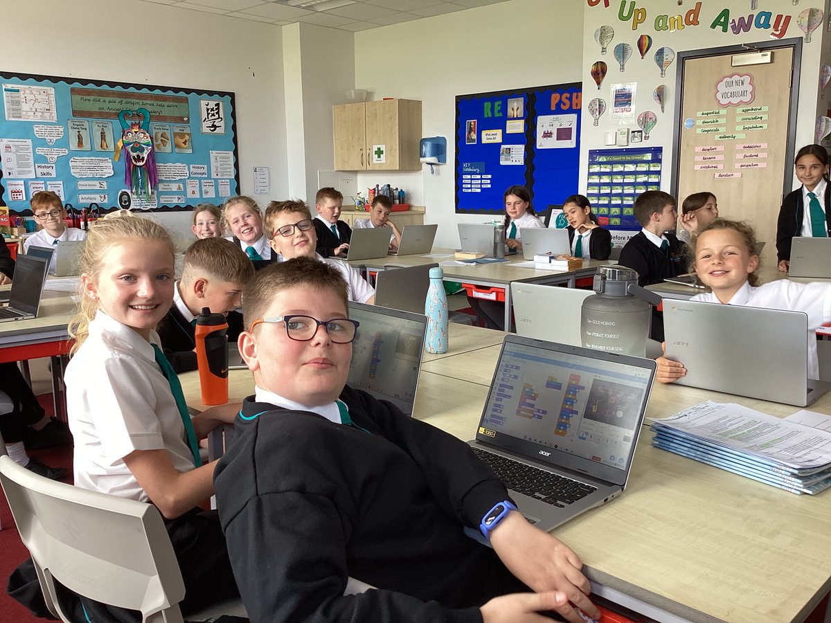 StMattsAcademy's tweet image. Year 6 have had a busy afternoon designing, programming and debugging their own times table games! 💻 #Year6computing #ourcurriculumIGNITES