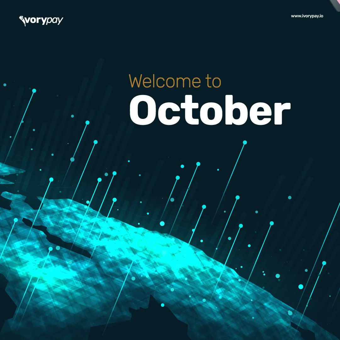 ivorypay's tweet photo. Welcome to the last quarter of 2022…
We wish that this last quarter brings you good tidings and opens up new opportunities for you and your business.
Ivorypay wishes you a Happy new month and an exciting week ahead
#Crypto #Ivorygateway #IVRY #IvoryPay #NFT https://t.co/NOKTczkdtf