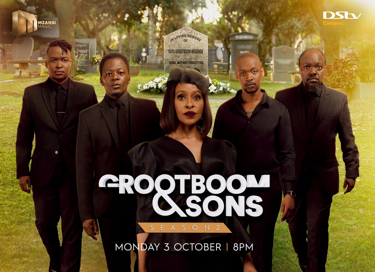 Mzansi Magic drama series #GrootboomAndSons season 2 premieres tonight at 8pm on DStv Ch 161.

This season comes with new additions to the cast including <a href="/ThamiMngqolo/">Thami Mngqolo</a> and <a href="/Thembekilekoman/">Thembekile</a> who steps in as Mbulelo. In case you missed S1, it's available to binge on <a href="/ShowmaxOnline/">Showmax South Africa</a>
