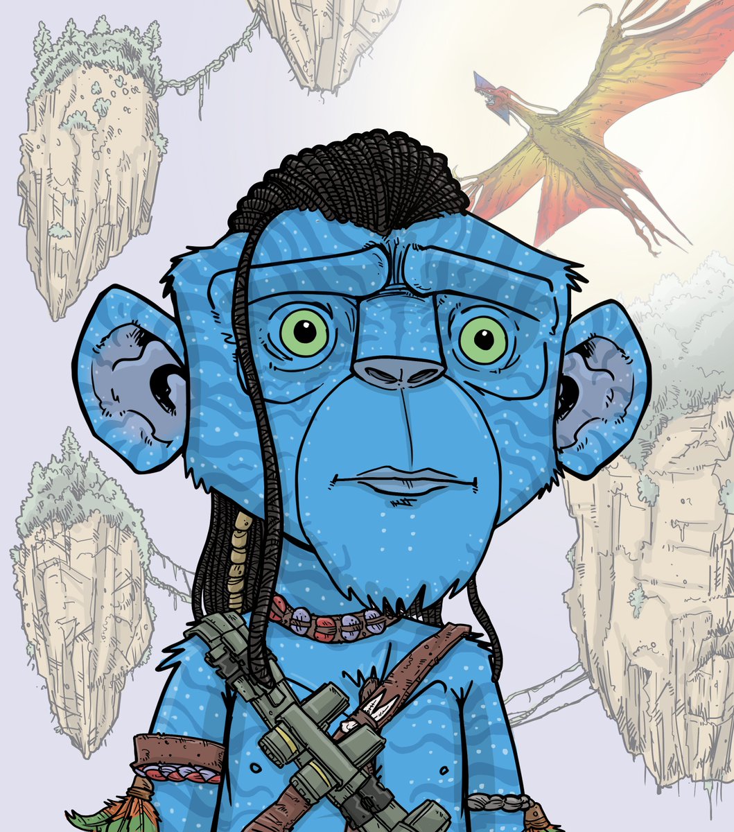 Congratulations to <a href="/tom0nly/">tom0nly</a> for cashing in his Heroic Lost Ape and requesting an Avatar themed one in return. That's 2/4 Heroics cashed in.

You guys like it? 💙