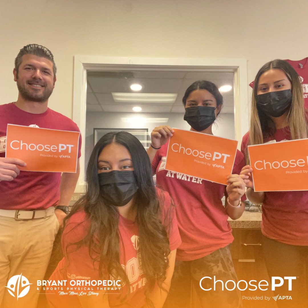 bryant_pt's tweet photo. Happy #NationalPhysicalTherapyMonth! #ChoosePT #ChooseBOSPT 🧡 https://t.co/g67lZ1ORRQ