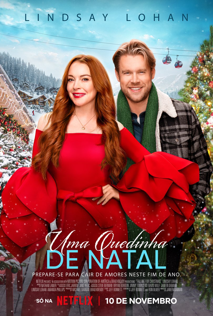 Tá chegando aquela época do ano: a das comédias românticas natalinas. ⛷️🎄

Lindsay Lohan e Chord Overstreet vão protagonizar Uma Quedinha de Natal, meu novo filme que chega dia 10 de novembro.