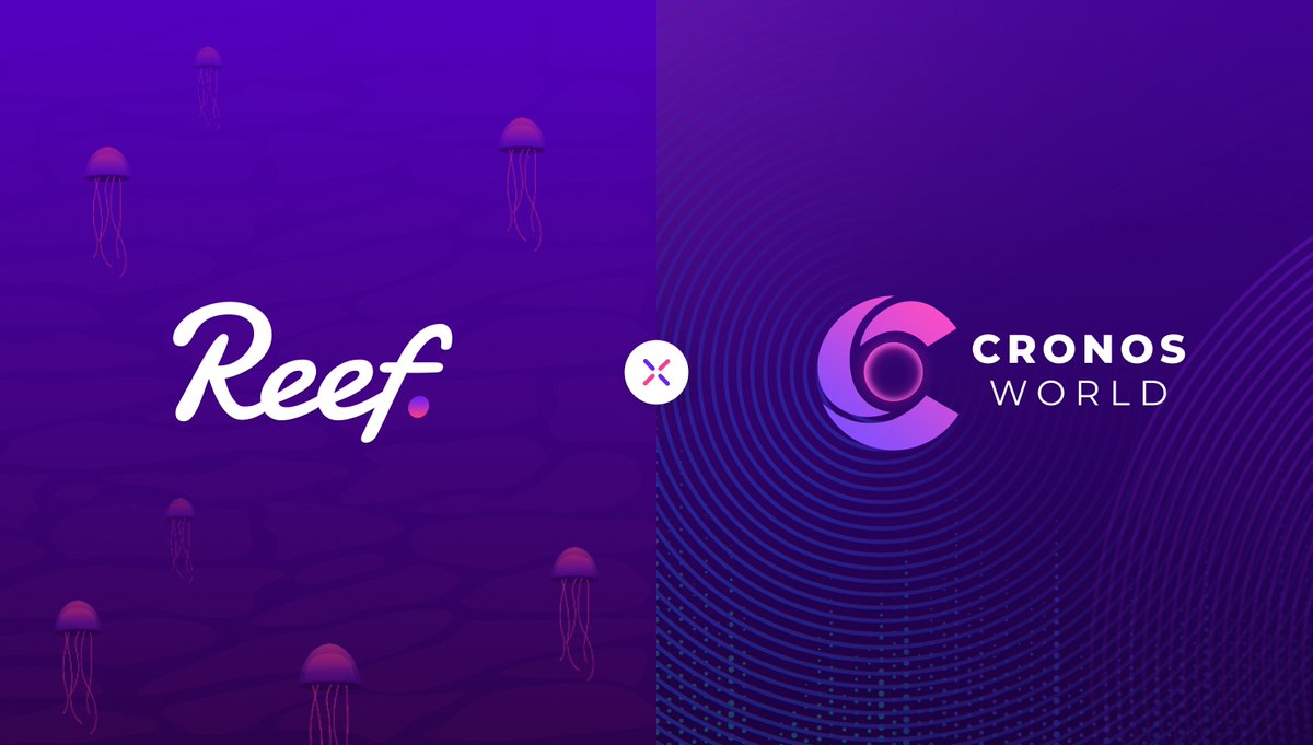Reef_Chain's tweet photo. 🛠️ .@Cronos_World will allow developers BUIDLing on #ReefChain to scale more efficiently with its ecosystem products: launchpad, NFT marketplace & AMM DEX.
🍥 Now dApps building on #Reef will get the opportunity to launch on Cronos & more.
https://t.co/U3dZXKKx21
#BuidlTheReef https://t.co/rLvJc9mMnO