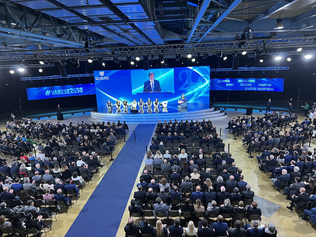 marcogio59's tweet photo. Due grandi novità dall'assemblea degli industriali della provincia di Varese: nasce Mill (Manufacturing, Innovation, Learning, Logistics) e cambia il nome da Univa a Confindustria Varese https://t.co/j0fhah1Cvl #varese2050 @Univa_Stampa @CarloBonomi_ @RobertoGrassiVA @varesenews https://t.co/oNkTEDJXLe