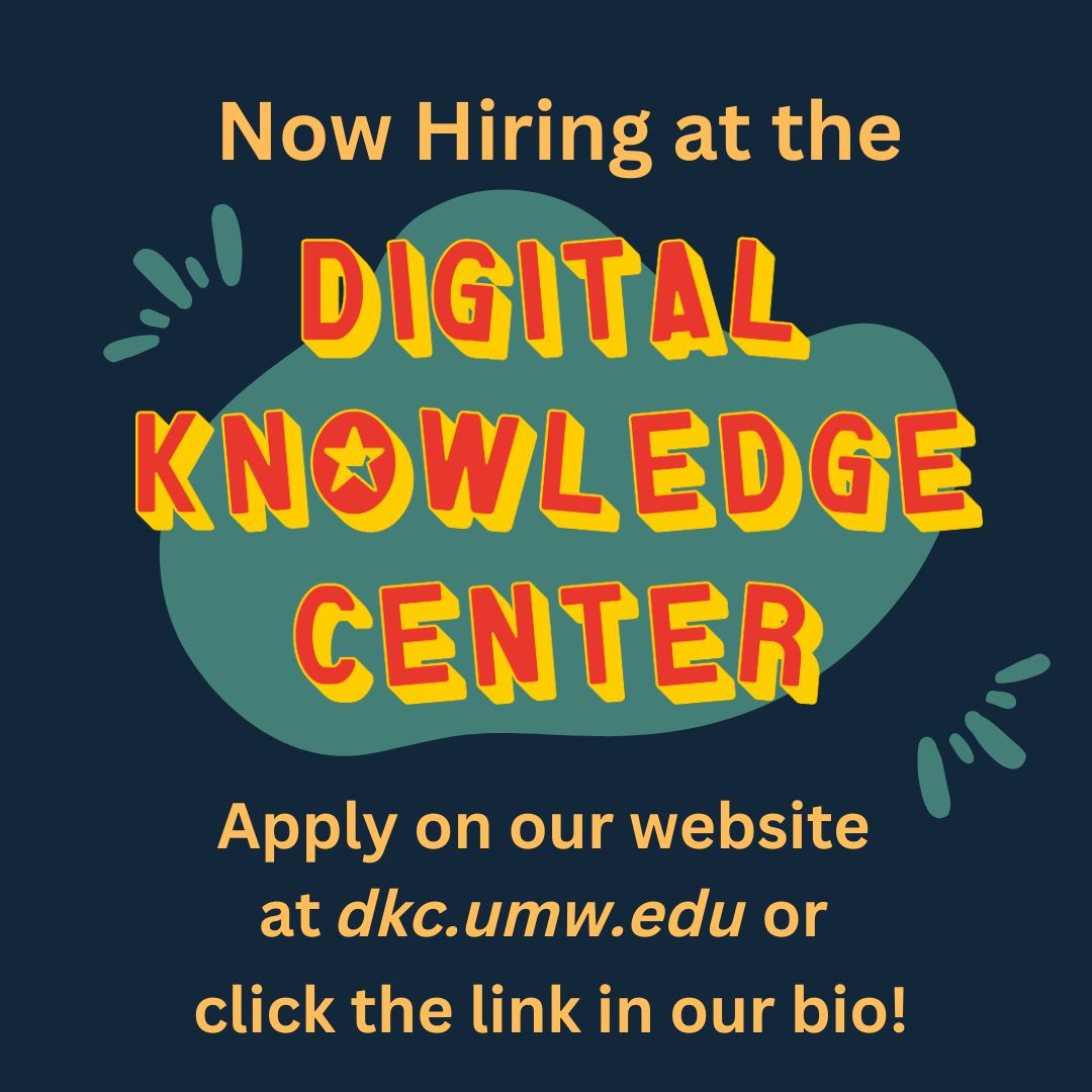 umwdkc's tweet photo. Do you have a passion for helping others? Are you interested in developing more technological skills?

Then you should apply to be a consultant at the Digital Knowledge Center! No experience is needed, just a willingness to learn! You can apply at https://t.co/wTfx72XTpO!🥳🥳 https://t.co/CoJdvX0GSE