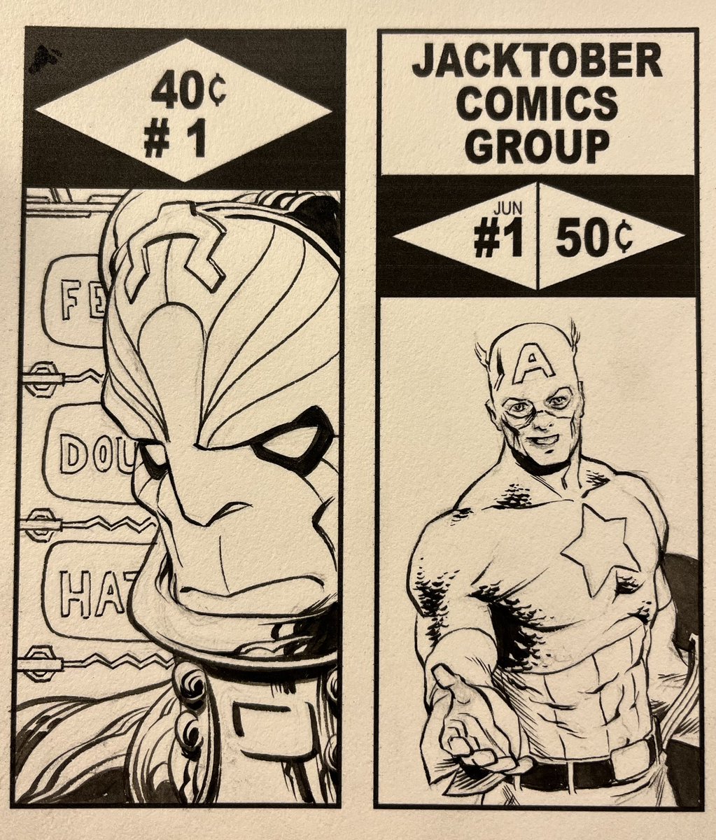 pqcomics's tweet photo. Happy #jacktober #psychoman #FantasticFour #CaptainAmerica #conerbox https://t.co/ZTMTliTYPI
