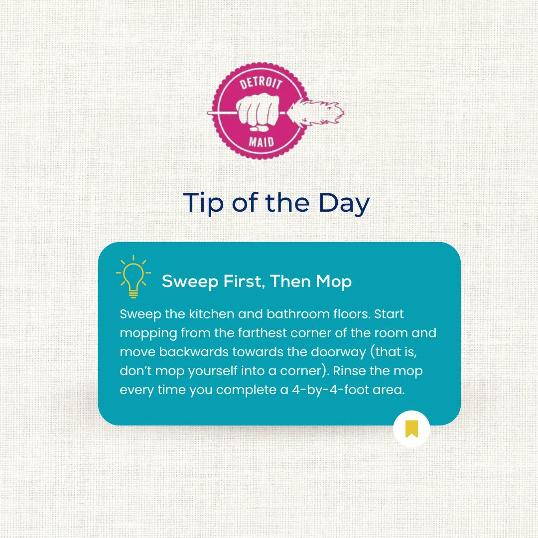 DetroitMaid's tweet image. Friendly Reminder! Check your cleaning tools, maybe they need a scrub of their own! 😬 🤔 Prefer service from experts instead? Book your #DetroitMaid appointment here buff.ly/3rolsll! 

#cleaninghacks #hacks #cleaningtips #cleaningservice #housecleaning #tips #cleaningapp
