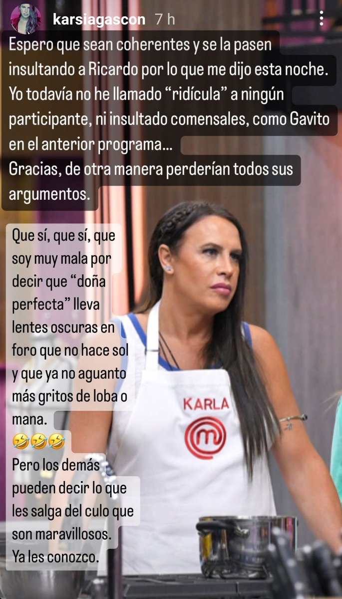 maggiemv29's tweet photo. @manunisima @karsiagascon Ya no está soportando y se nota... Pero cada programa es lo mismo, comentario nefasto por aqui, otro más nefasto por alla. Yo ni sabía quién era y la verdad no, no cae bien... Su "personaje malvibroso" se quedó en las novelas de los 90's y ahí había villanas que si caían bien 🤷🏼‍♀️ https://t.co/R5cLfWMoJe