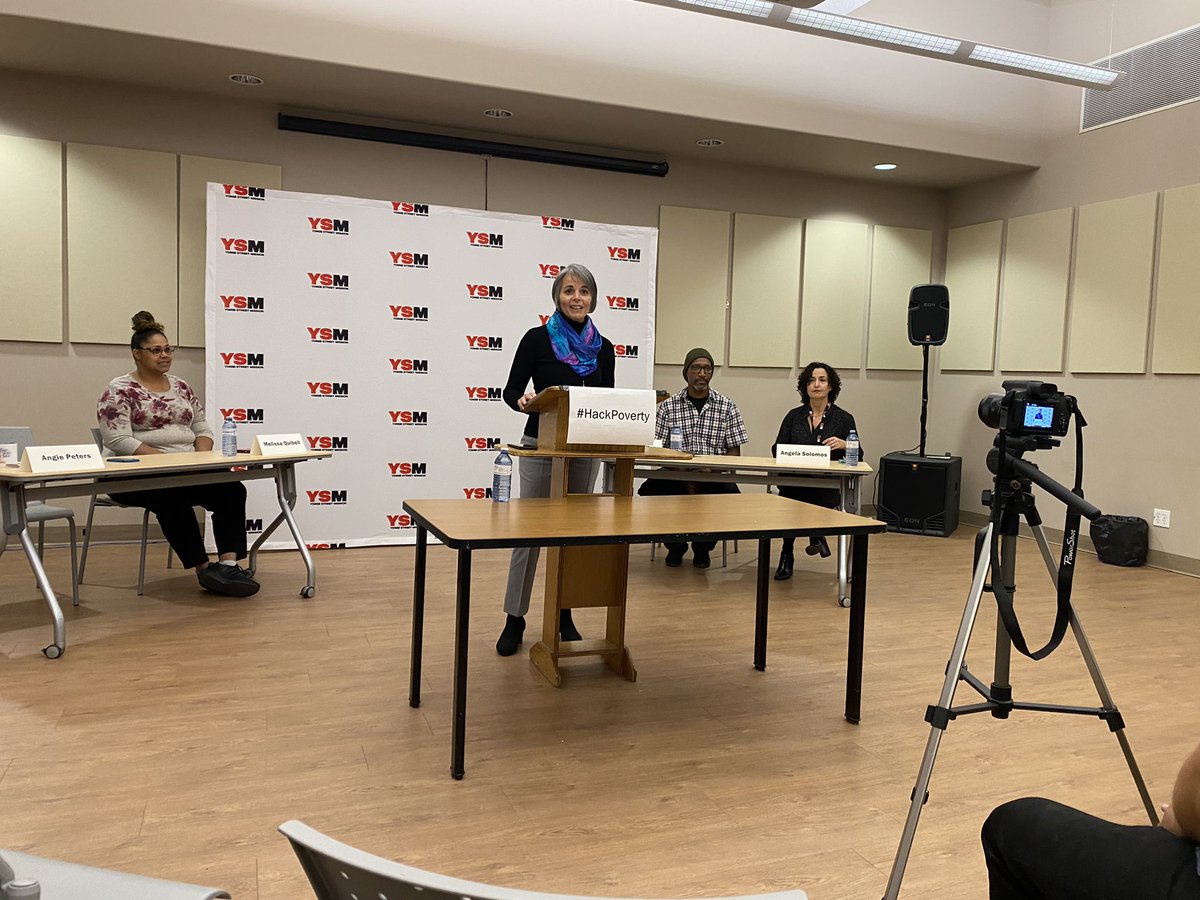 sean_meagher's tweet photo. A bold move that’s working @AngiePetersYSM launches #HackPoverty bringing together the full spectrum of voices, from developers & bankers to poverty activists & people w/ lived experience, to tackle tough problems & find answers The first focus, deeply affordable housing #TOpoli https://t.co/e5WdEYcorL