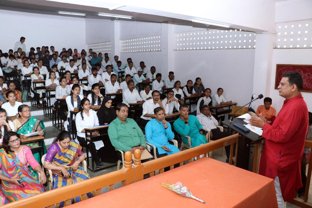Lecture on Dharma & Constitution in S.S. Maniyar Law Collage, Jalgaon