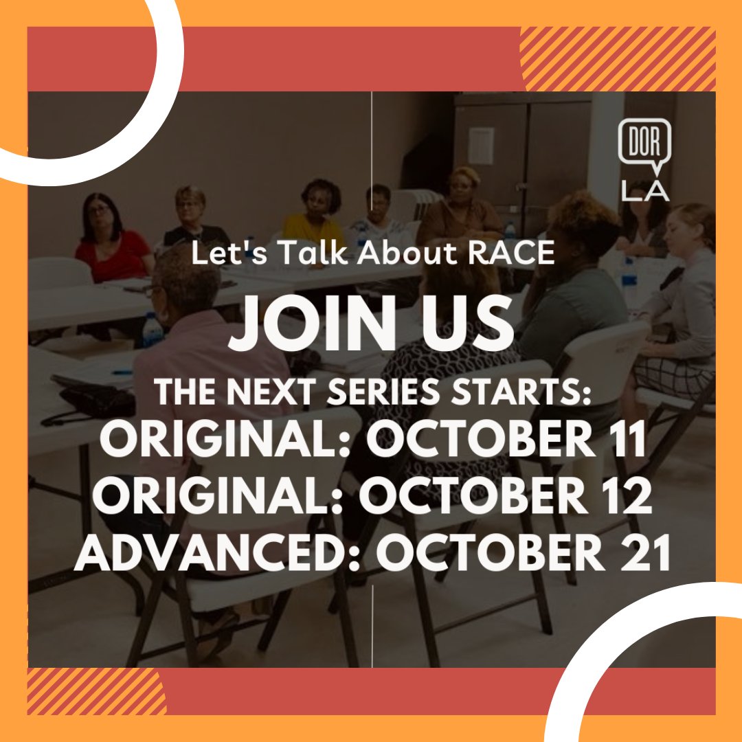 The holidays are quickly coming up and with the anticipation of family gatherings and conversations, now is the perfect time to join either an Original Series or Advanced Series Dialogue. Sign up now! Original Series | Advanced Series