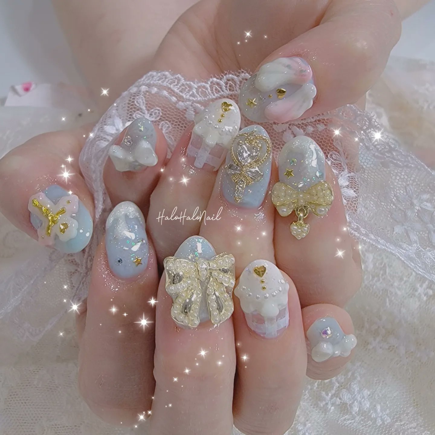 大阪なんば 痛ネイル ハロハロネイル ながむら Salonhalohalo Twitter